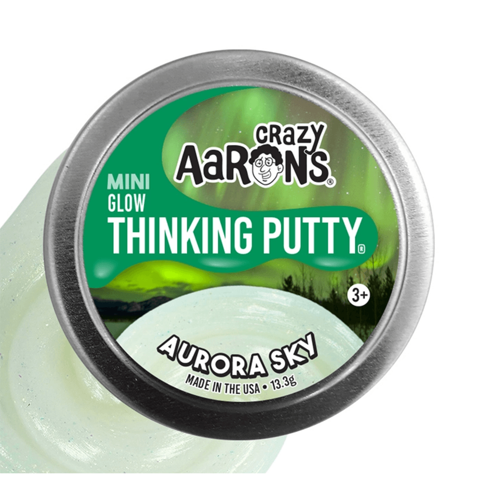 Mini Glow Thinking Putty - Aurora Sky, Shopsweetluluss