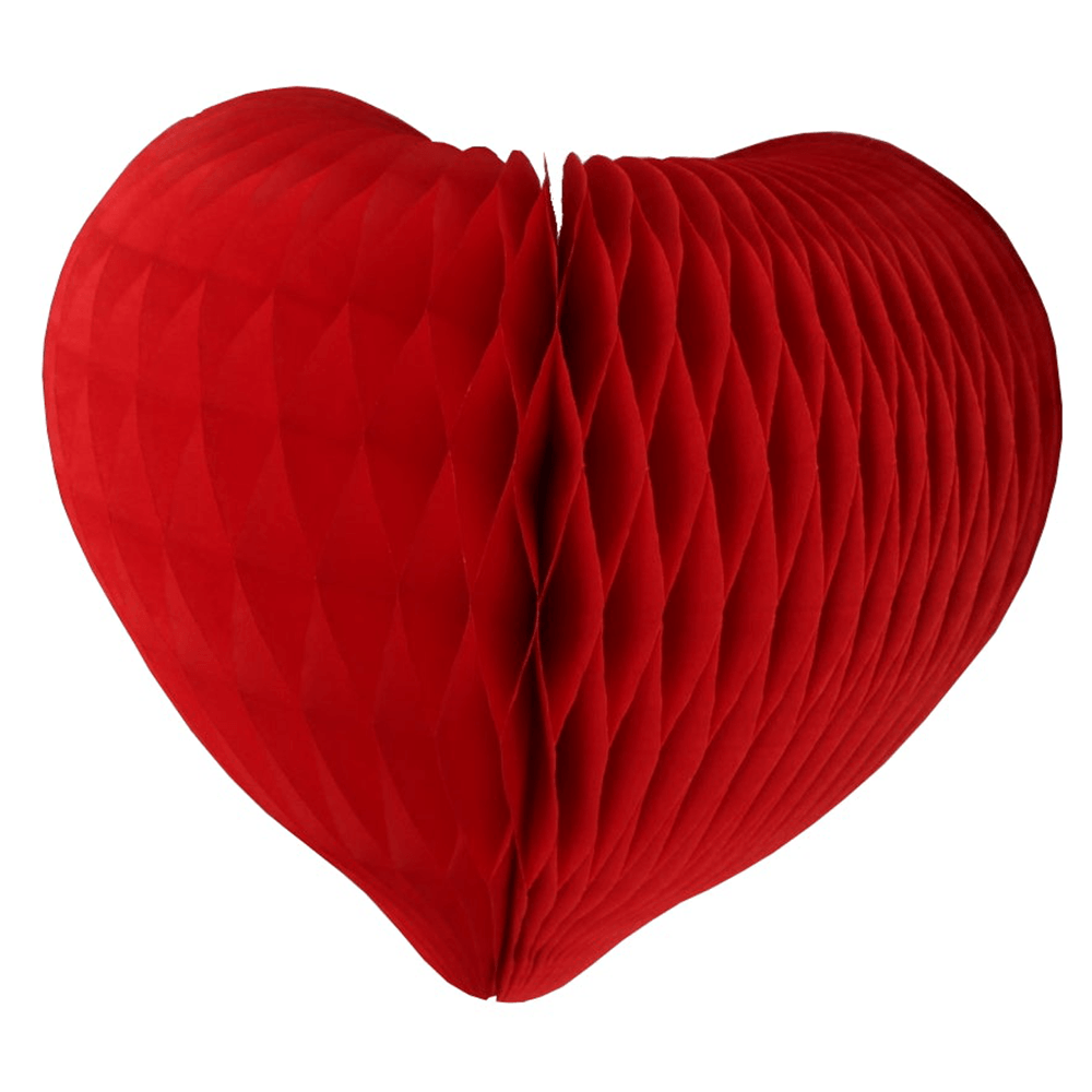 Honeycomb Heart, Red - 2 Size Options, Shopsweetluluss