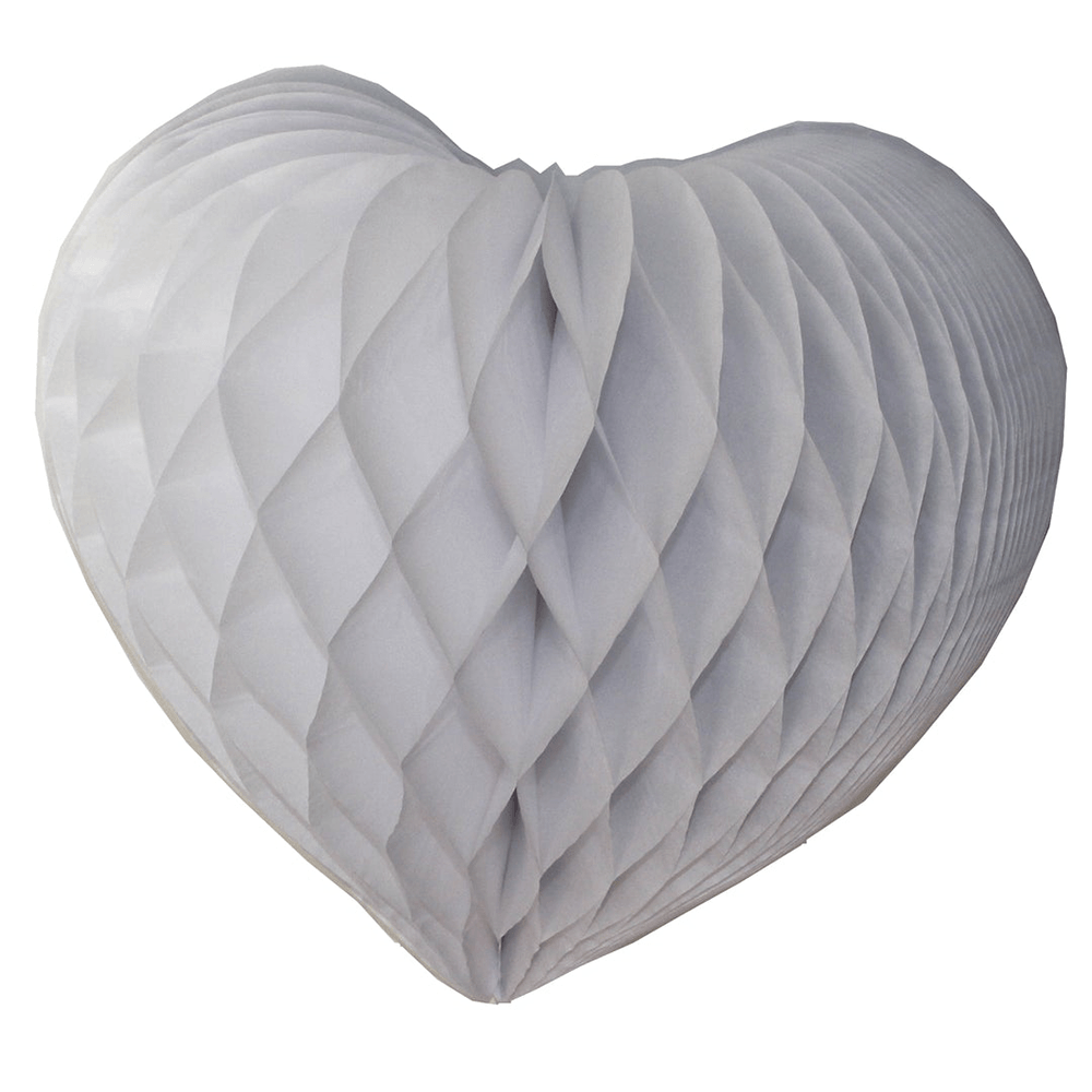 Honeycomb Heart, White - 2 Size Options, Shopsweetluluss