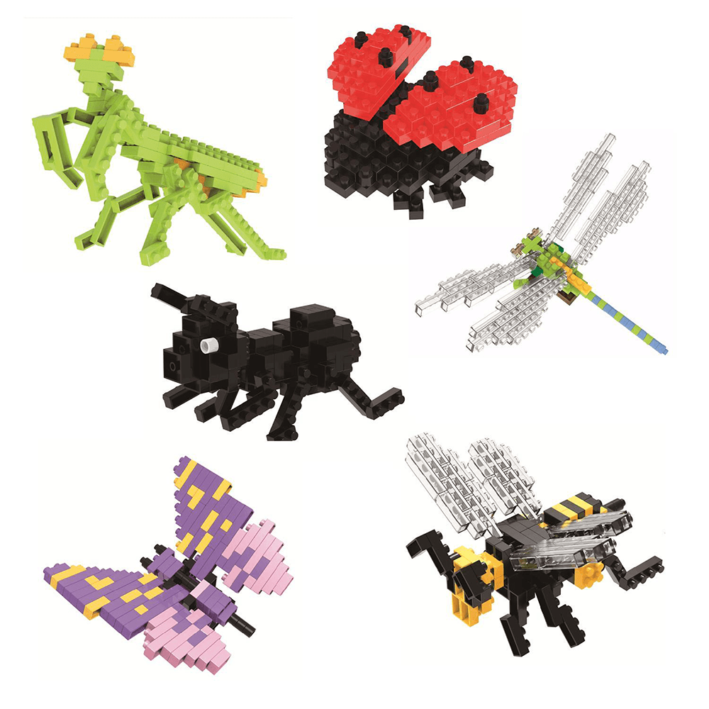 Mini Insect Building Blocks Set - 6 Style Options, Shopsweetluluss