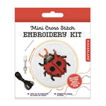 Mini Ladybug Cross Stitch Embroidery Kit, Shopsweetluluss