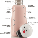 Mini Skittle Water Bottle - Pink Kiss, Shopsweetluluss
