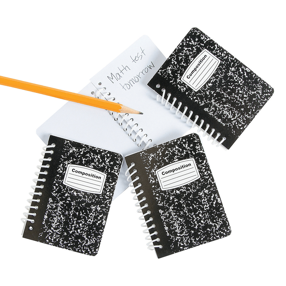 Mini Spiral Composition Notebook, Shopsweetluluss