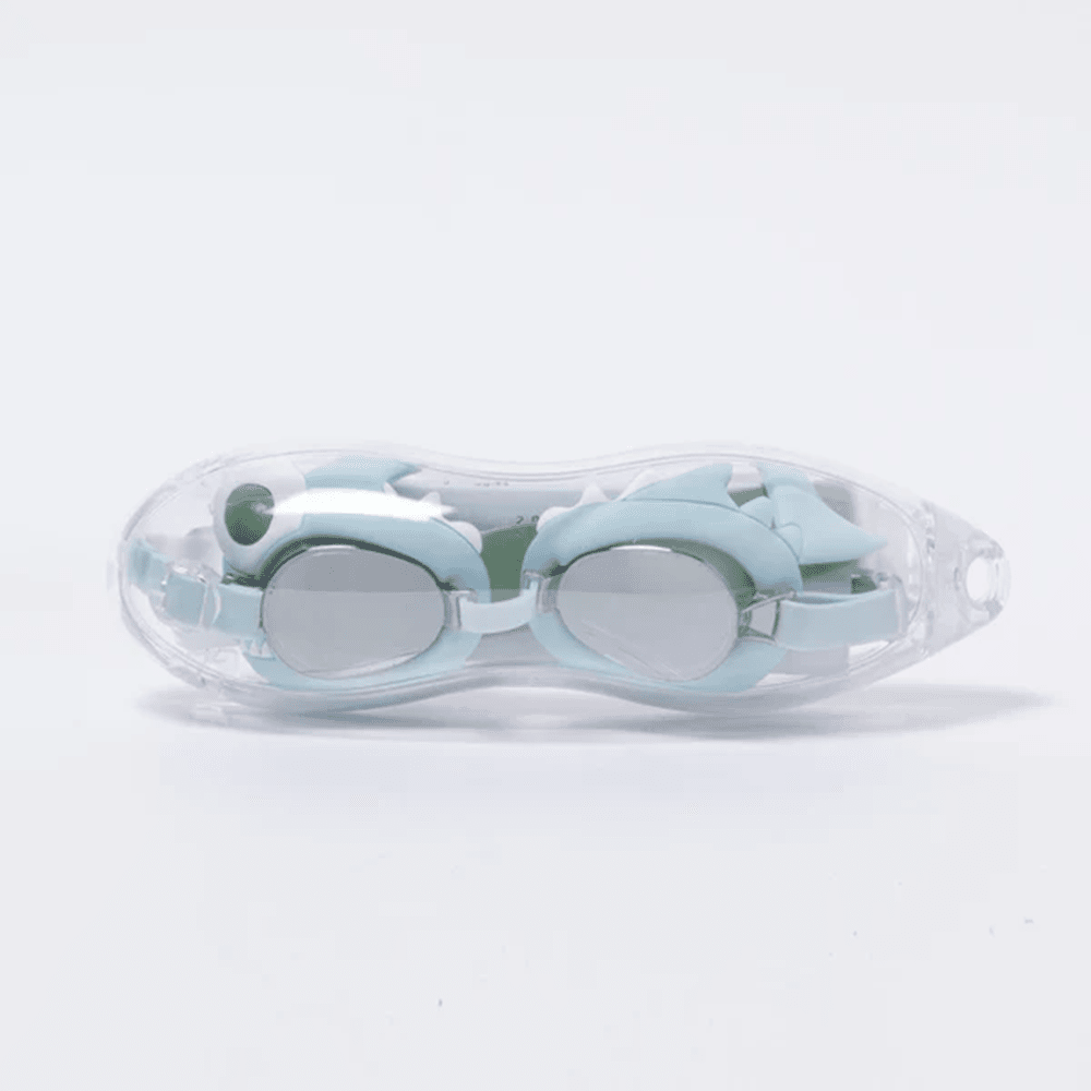 Mini Swim Goggles, Shark Tribe - Khaki, Shopsweetluluss
