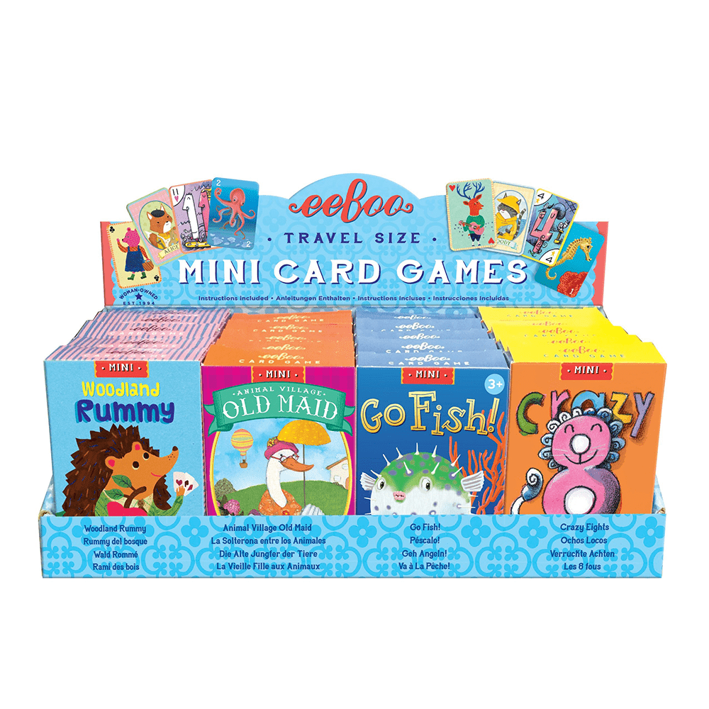 Mini Travel Cards Games - 4 Style Options, Shopsweetluluss