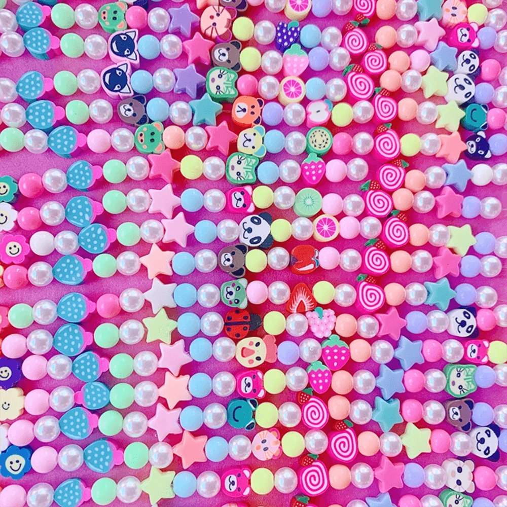 Mixed Candy Bead Bracelet, Shopsweetluluss