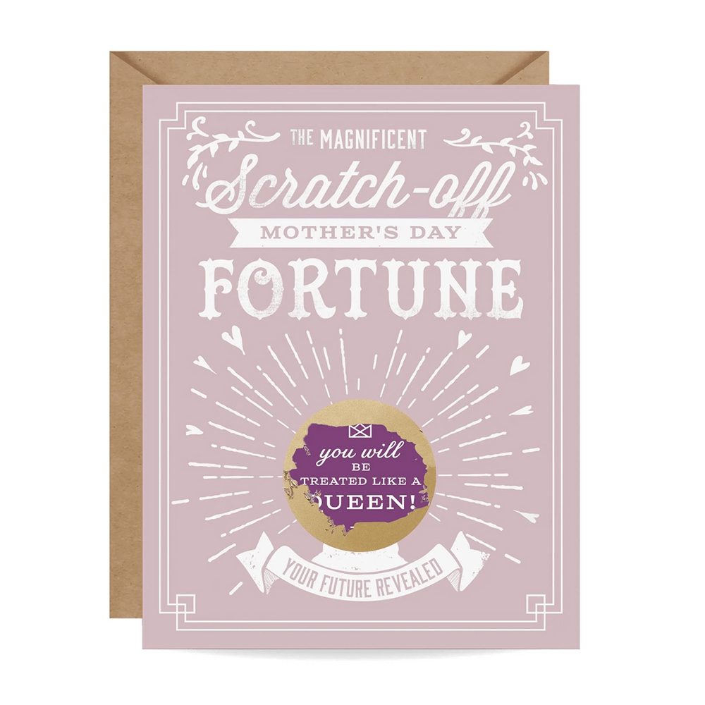 Mother's Day Fortune Scratch-off Card, Shopsweetluluss