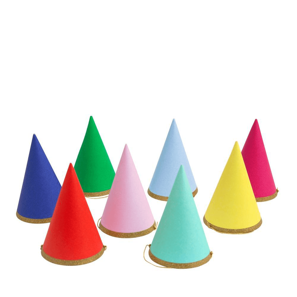 Multicolor Party Hats, Shopsweetluluss