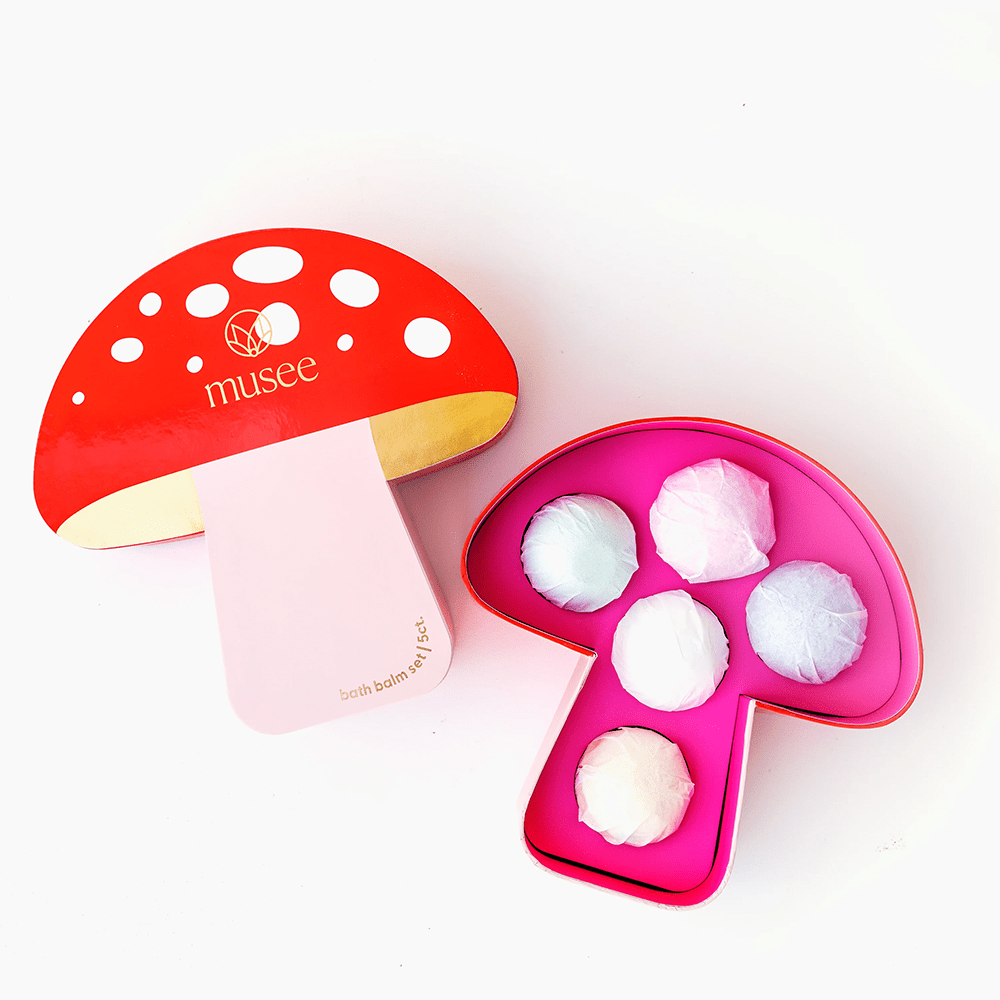 Mushroom Bath Balms Gift Set, Shopsweetluluss