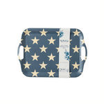 Navy Star Bamboo Serving Tray, Shopsweetluluss
