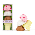 Neapolitan Ice Cream Cone Sidewalk Chalk Set, Shopsweetluluss