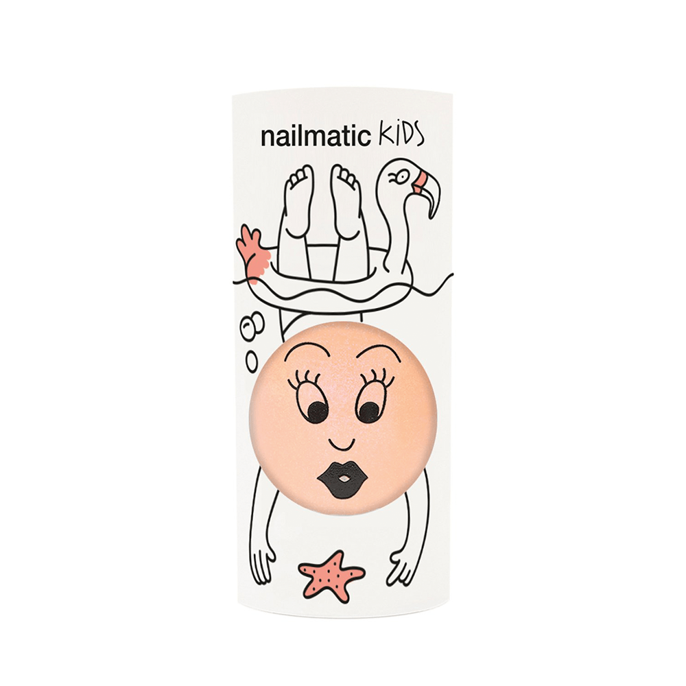 Neon Water-based Nail Polish - Flamingo Coral, Shopsweetluluss