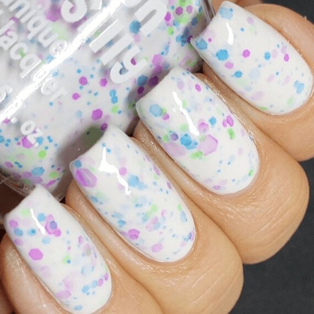 Neon Glitter Nail Polish - Chit Chat, Shopsweetluluss