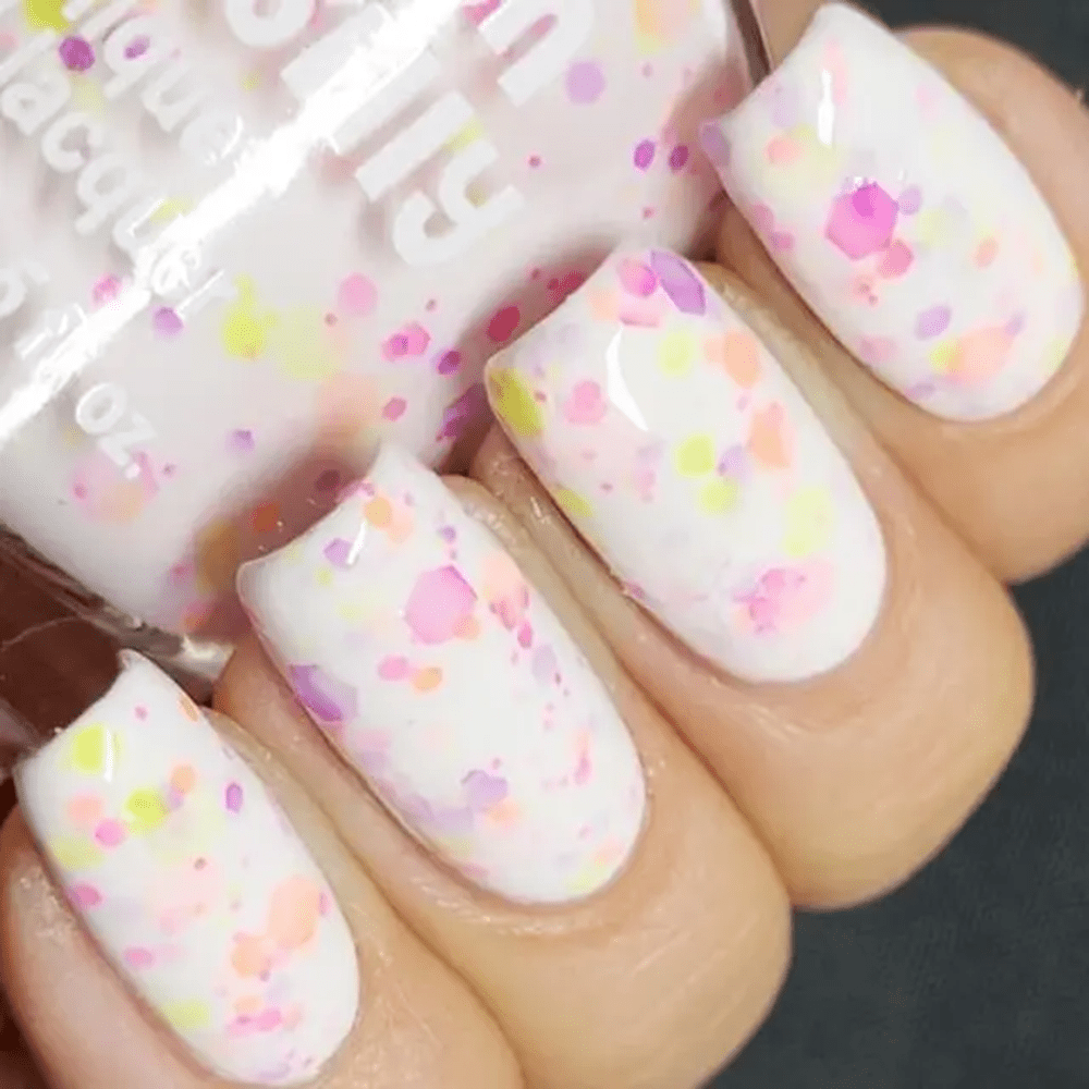 Neon Glitter Nail Polish - Girl Talk, Shopsweetluluss