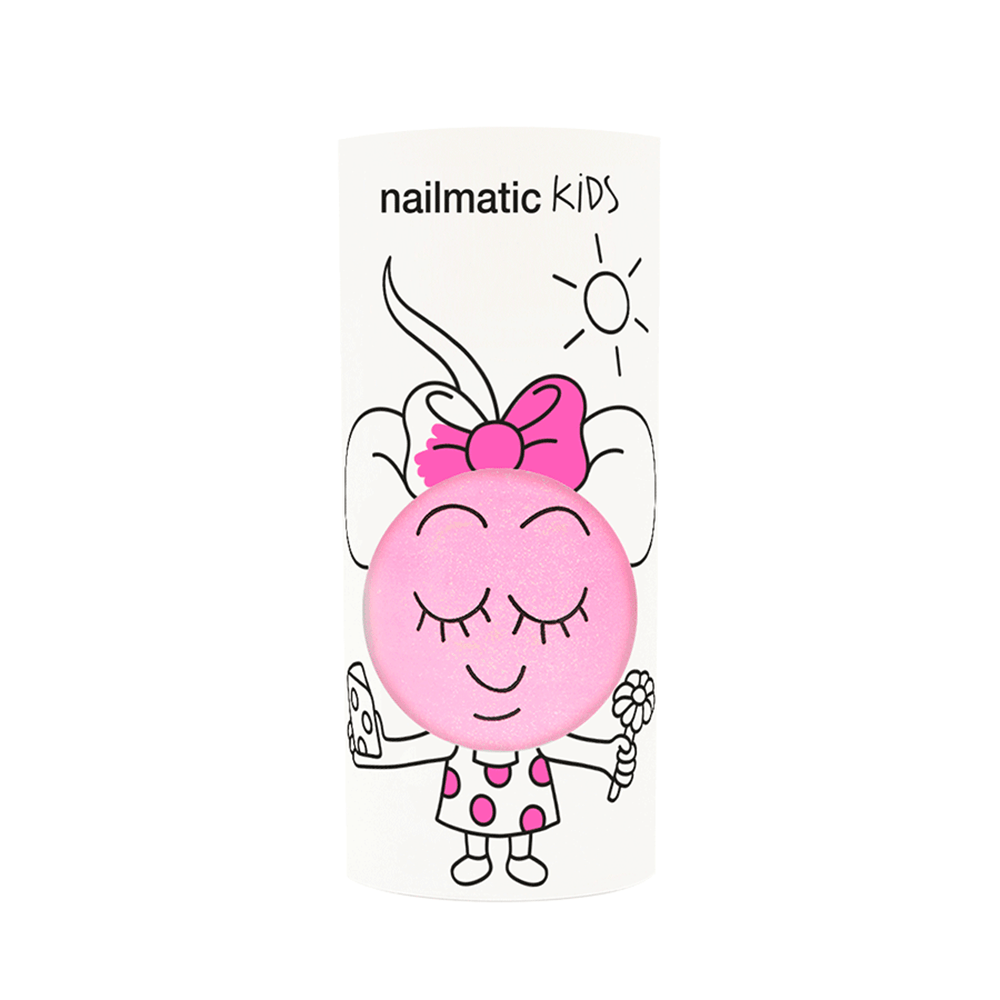 Neon Water-based Nail Polish - Dolly Pink Pearl, Shopsweetluluss