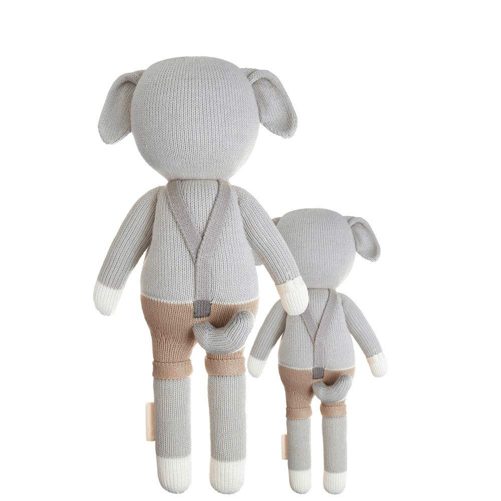 Noah the Dog Hand-Knit Doll - 2 Size Options, Shopsweetluluss