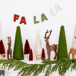 Fa La La Wool Felt Garland - Classic, Shopsweetluluss