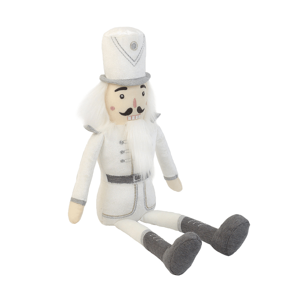 Nutcracker Shelf-Sitter Doll - White, Shopsweetluluss