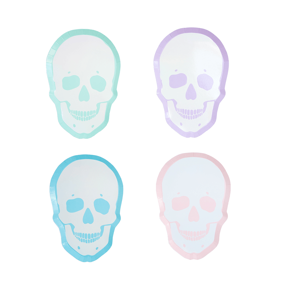 Skeleton Dinner Plates, Shopsweetluluss