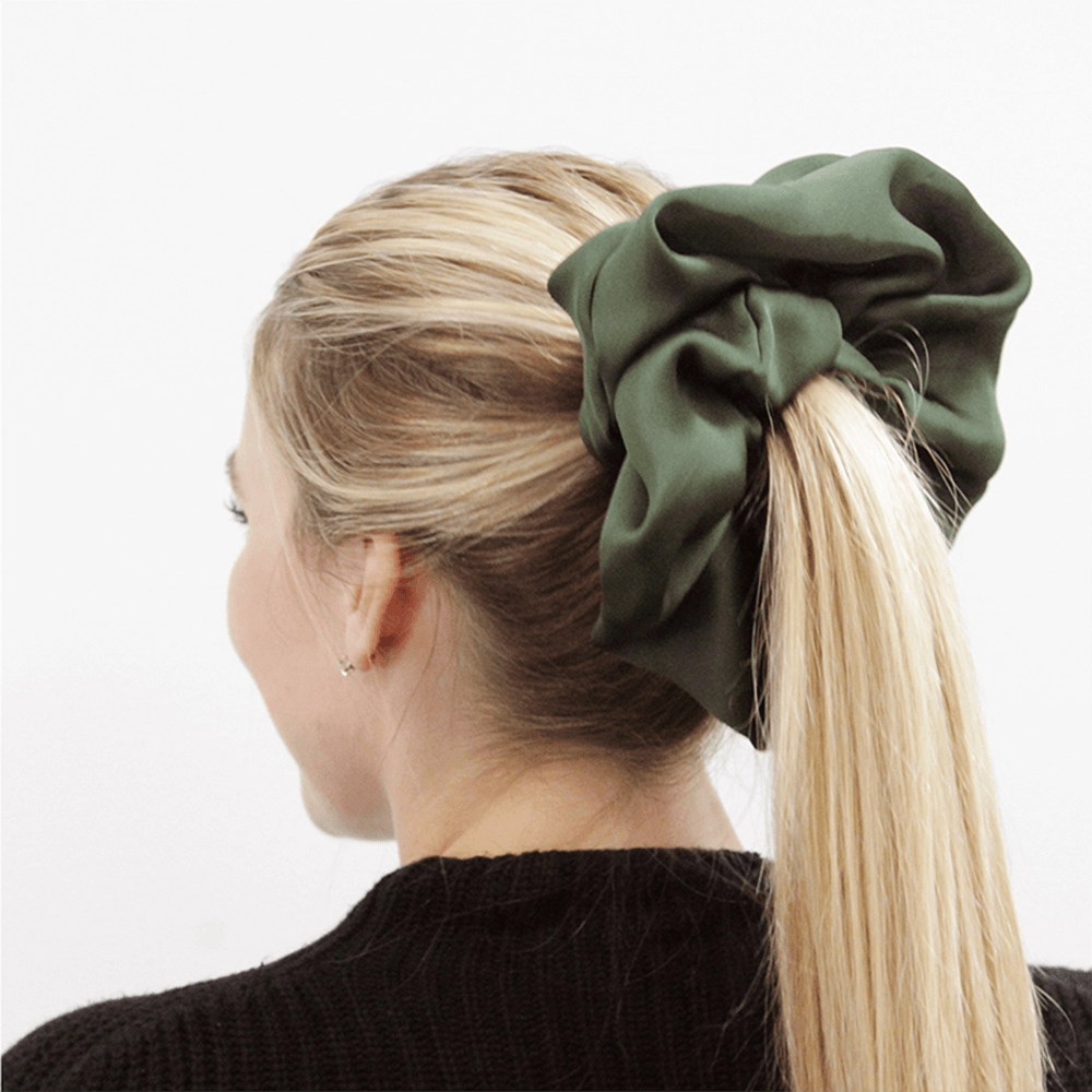 Oversized Scrunchie - Evergreen
