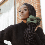 Oversized Scrunchie - Evergreen, Shopsweetluluss