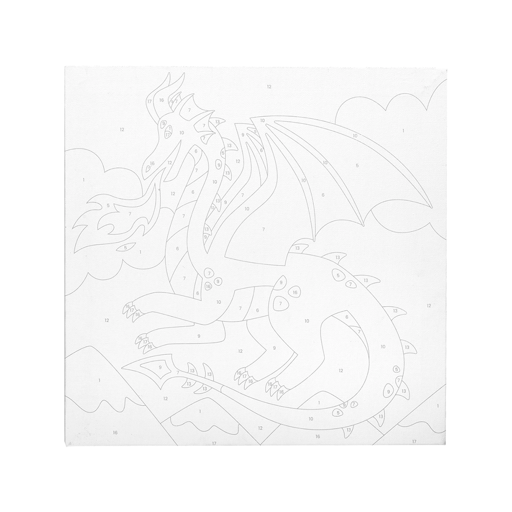 Paint by Number Kit - Fantastic Dragon, Shopsweetluluss