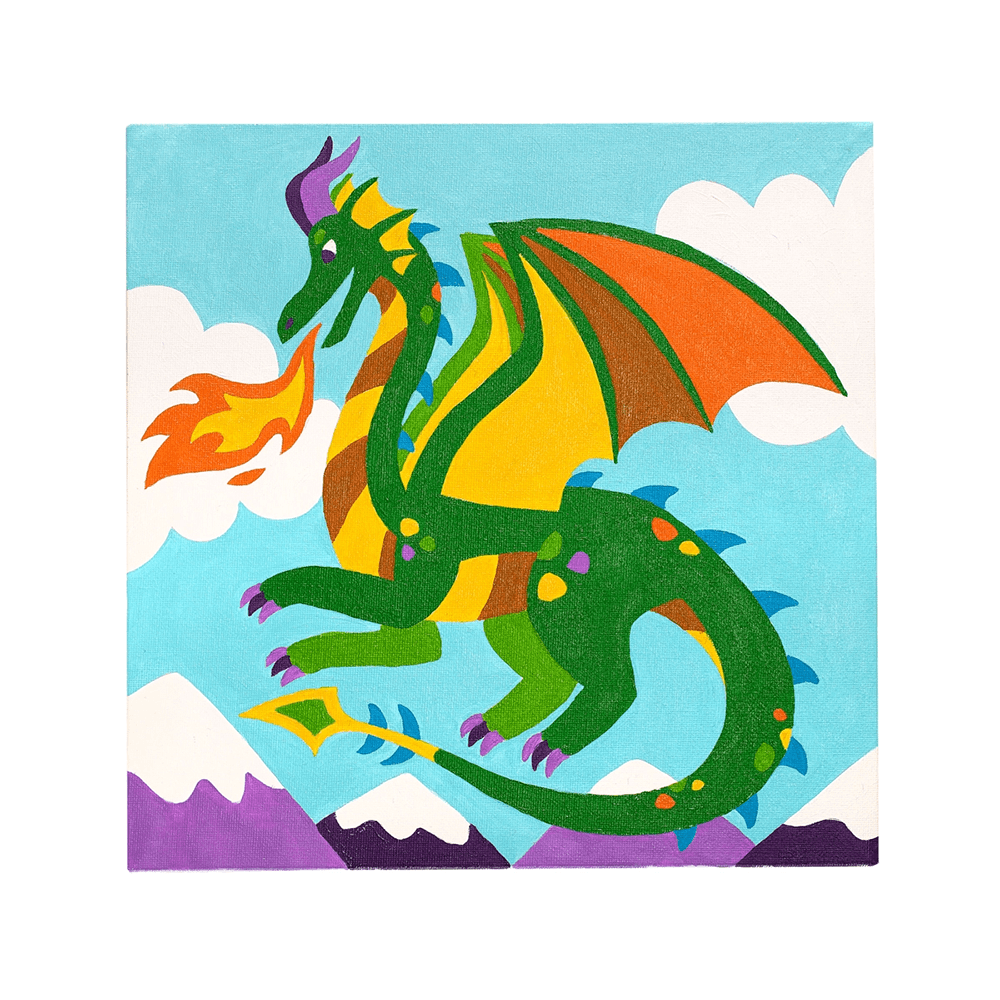Paint by Number Kit - Fantastic Dragon, Shopsweetluluss