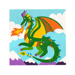 Paint by Number Kit - Fantastic Dragon, Shopsweetluluss