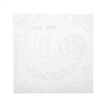 Paint by Number Kit - Happy Sloth, Shopsweetluluss