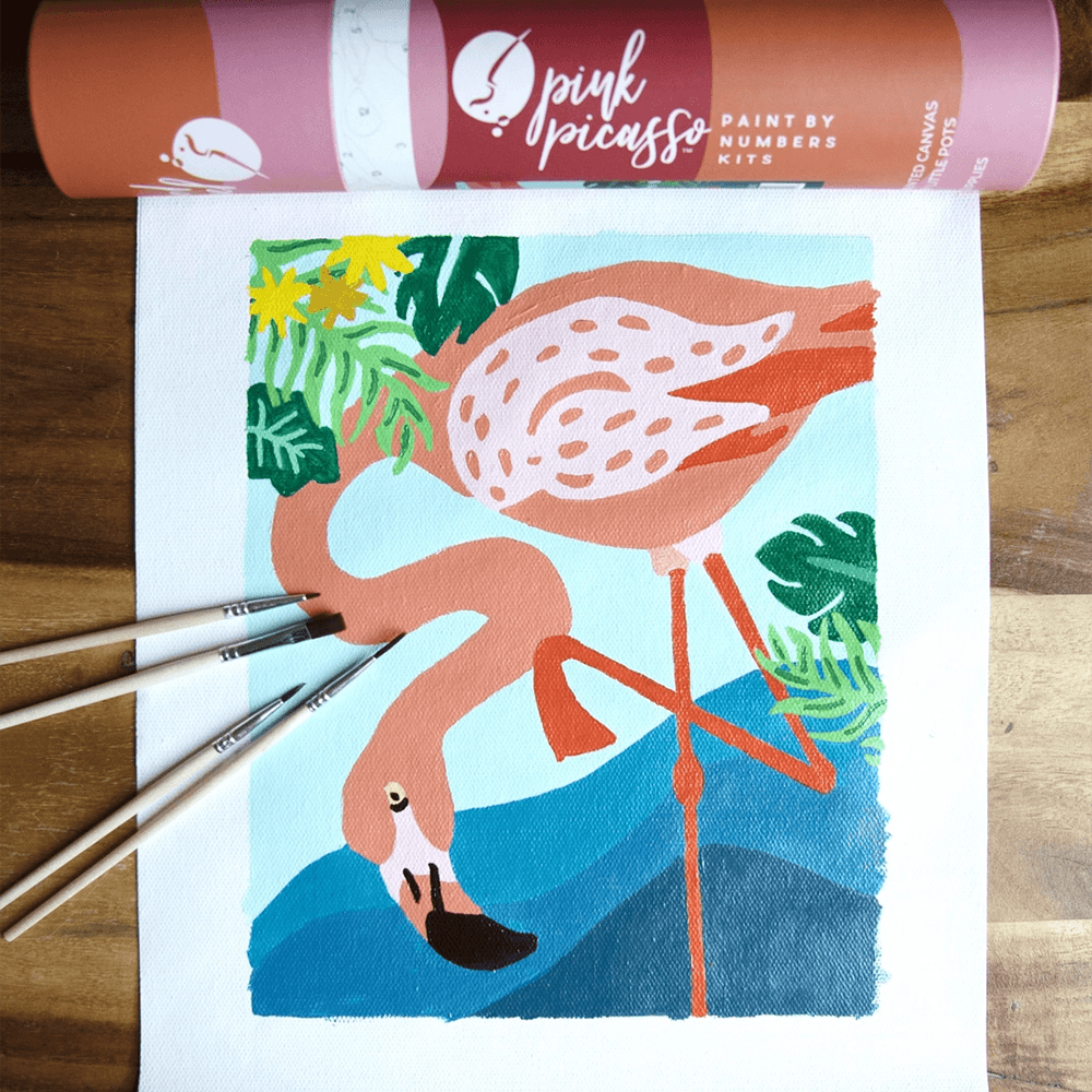 Paint by Numbers Kit - Flamingo, Shopsweetluluss