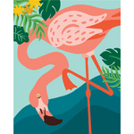 Paint by Numbers Kit - Flamingo, Shopsweetluluss