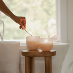 Paloma Petal Mojave Glass Candle, Shopsweetluluss