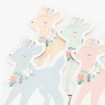 Pastel Deer Plates, Shopsweetluluss