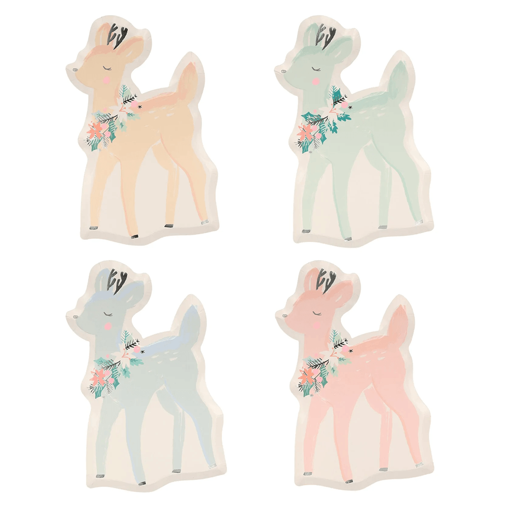 Pastel Deer Plates, Shopsweetluluss