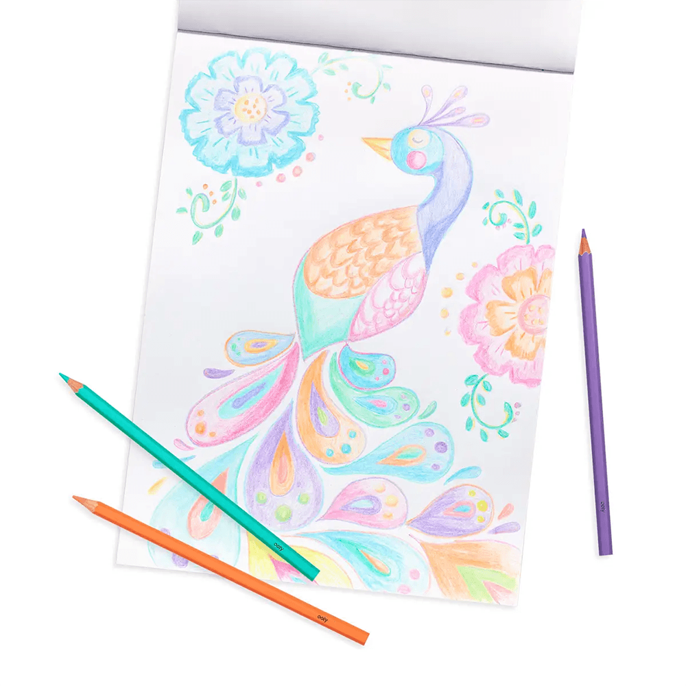 Pastel Hues Colored Pencils - Set of 24, Shopsweetluluss