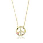Peace & Love Necklace, Shopsweetluluss