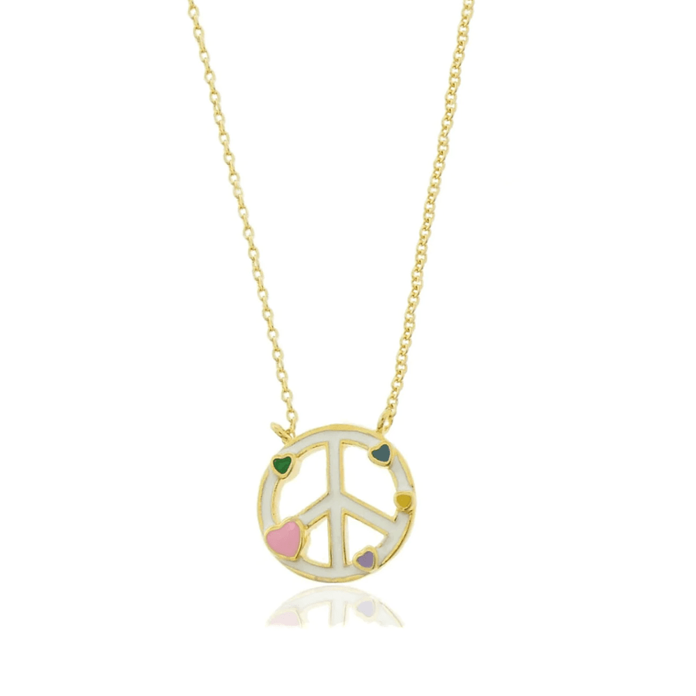 Peace & Love Necklace, Shopsweetluluss
