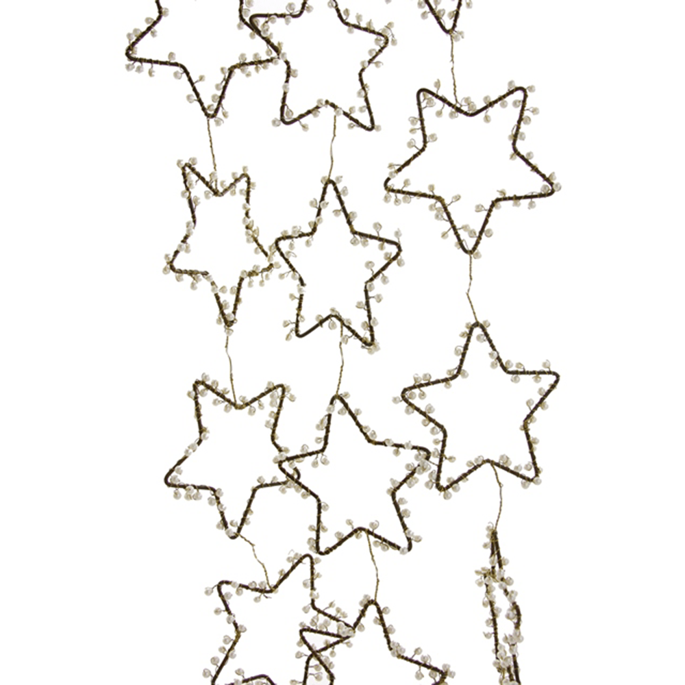 Pearl Beaded Star Garland, Shopsweetluluss
