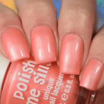 Pearl Satin Nail Polish - Just Peachy, Shopsweetluluss