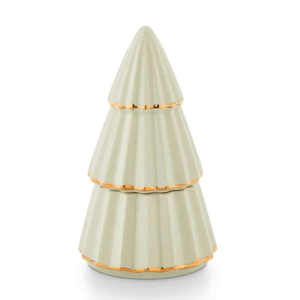 Peppermint Whip Gilded Tree Ceramic Candle, Shopsweetluluss