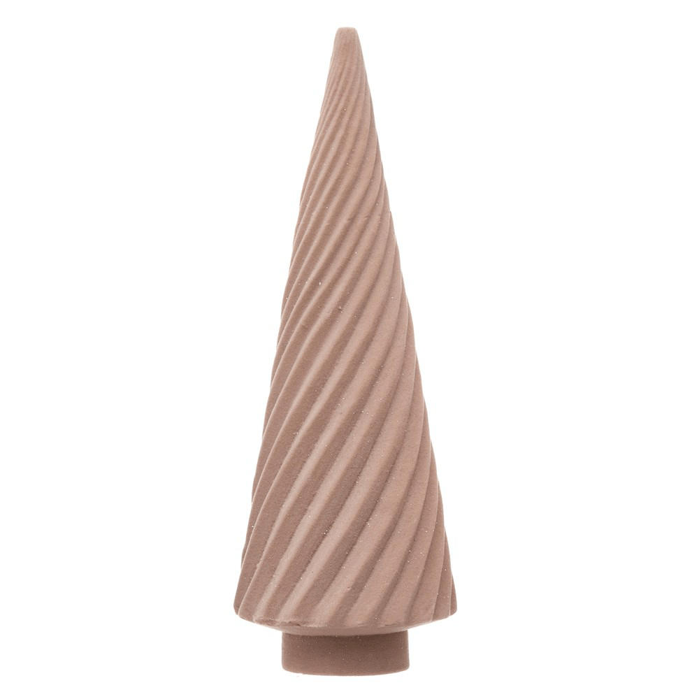Pink Flocked Resin Tree - 9.5", Shopsweetluluss
