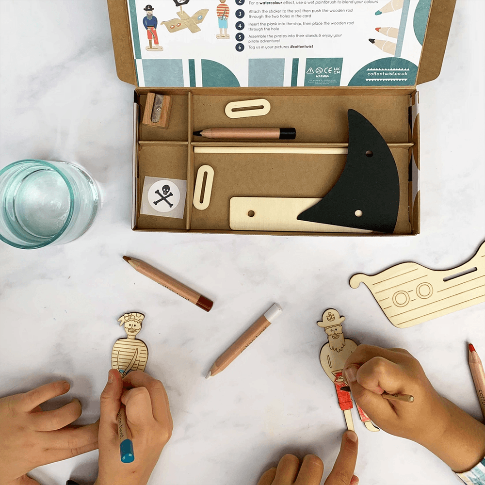 Pirate Scene Craft Activity Kit, Shopsweetluluss