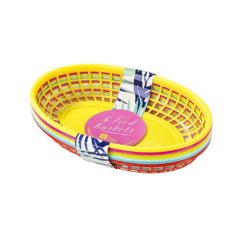 Plastic Food Baskets, Fiesta Colors available at Shopsweetluluss