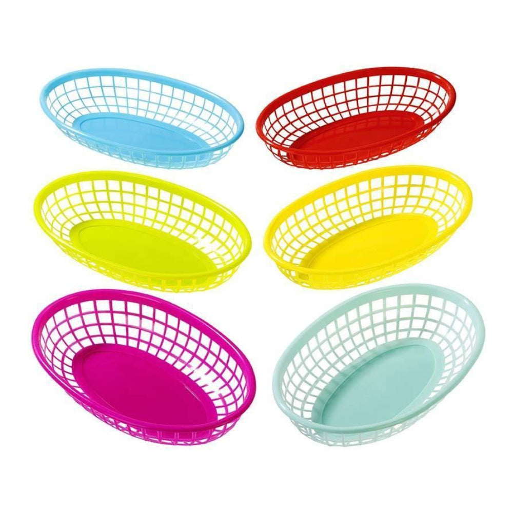 Plastic Food Baskets, Fiesta Colors available at Shopsweetluluss