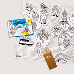 Pocket Coloring Set - World Atlas, Shopsweetluluss