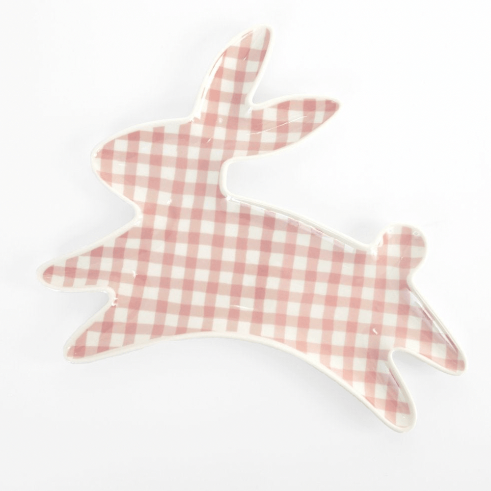 Porcelain Bunny Plates, Shopsweetluluss