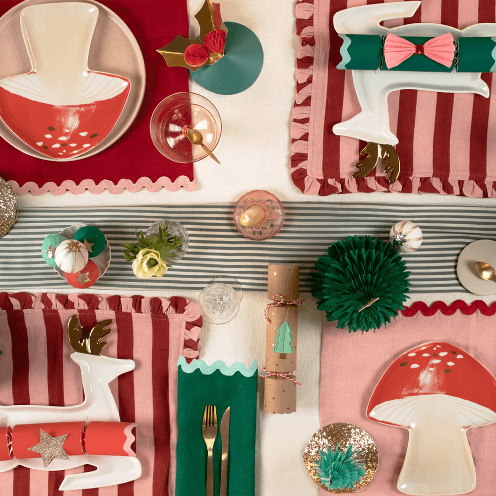 Porcelain Mushroom Plates, Shopsweetluluss