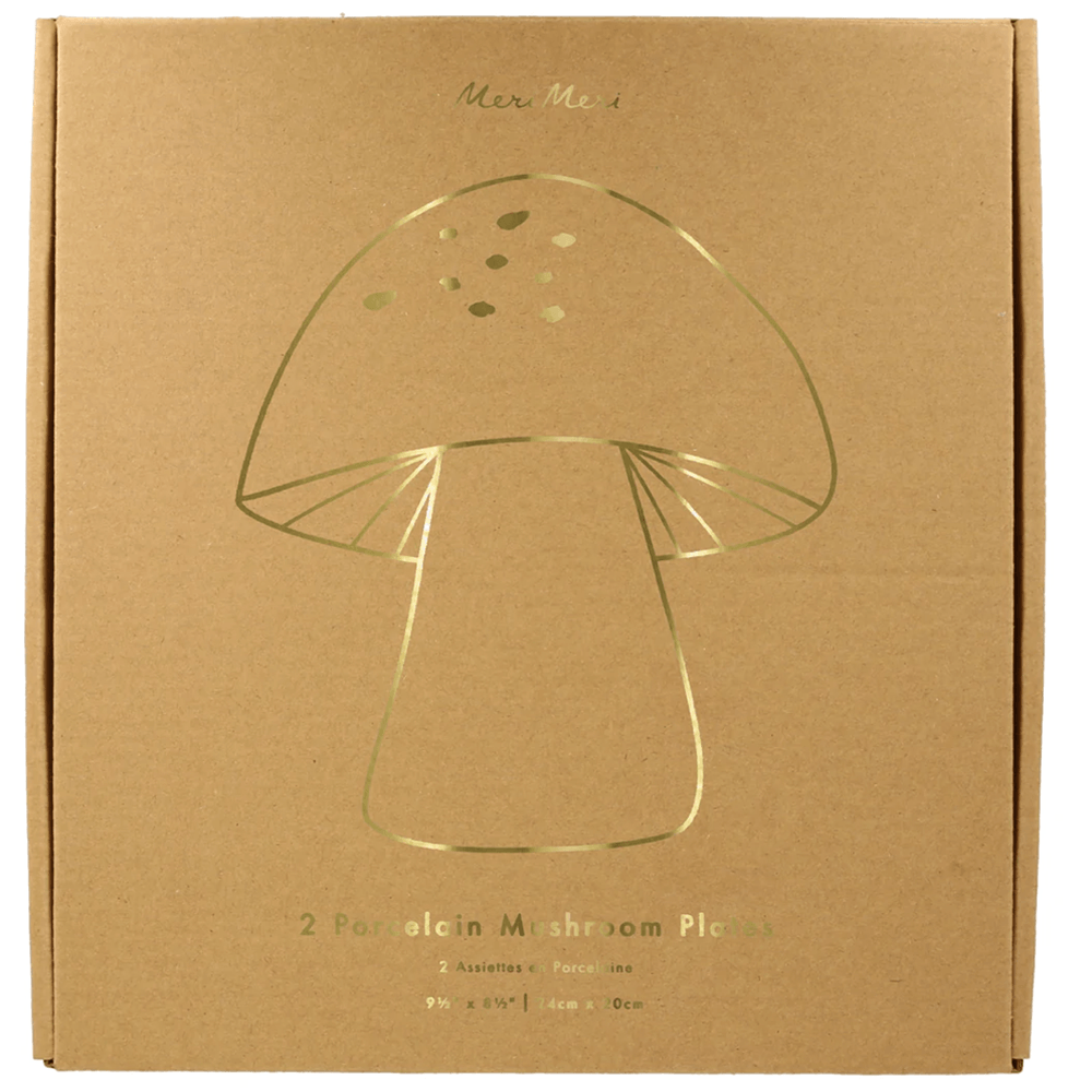 Porcelain Mushroom Plates, Shopsweetluluss