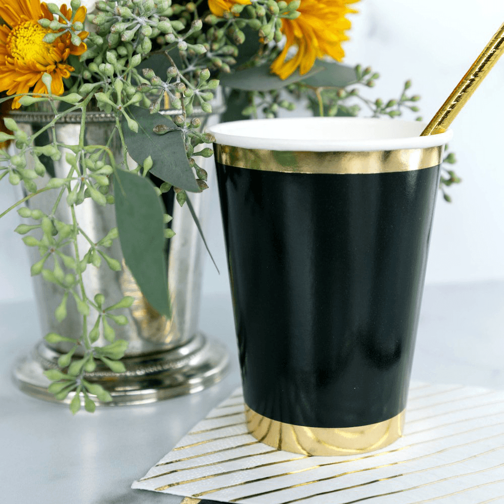Posh Noir 12 oz Cups, Shopsweetluluss