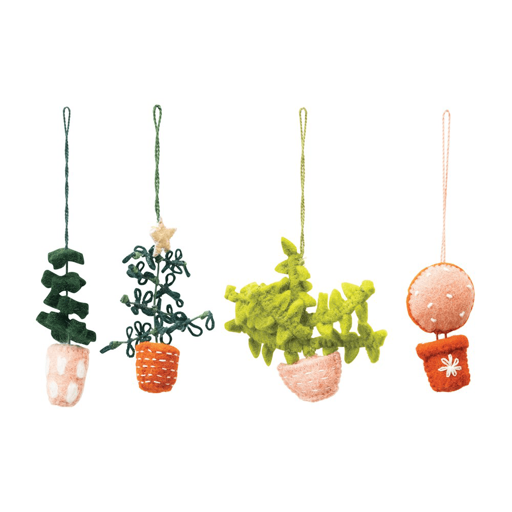Potted Plant Ornament - 4 Styles, Shopsweetluluss